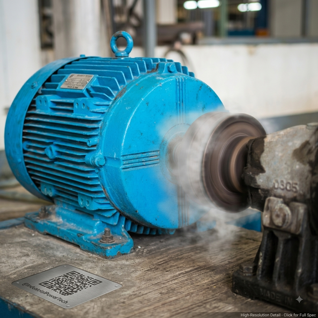 Overheating industrial pump equipment